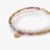 Charming Purity – Tourmaline & Mother-of-Pearl Bracelet